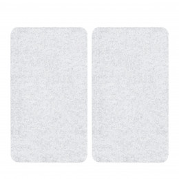 2 couvre plaques de cuisson transparentes