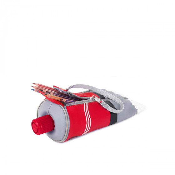 Trousse scolaire rouge