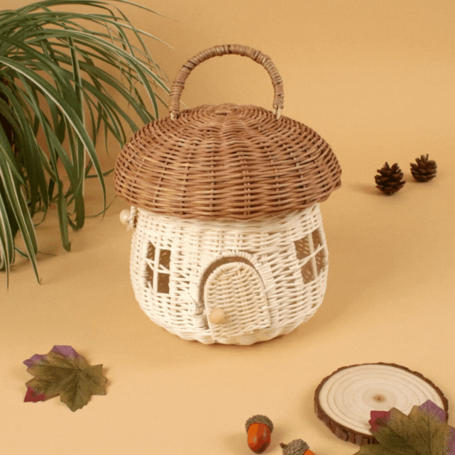 Panier de rangement champignon